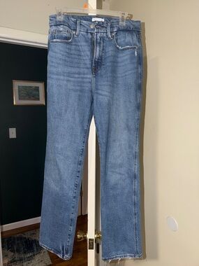 Good American Good Curve Straight Leg Jeans